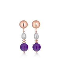 Orecchini Lelune Donna Violetta in Argento LGEA202 - LGEA202